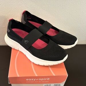 Easy Spirit slip on  Mary Jane walking shoe The paisley